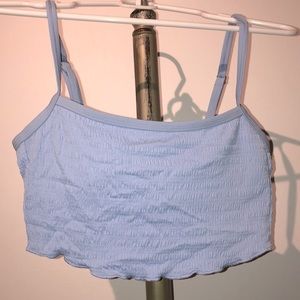 Blue swim suit tank top!